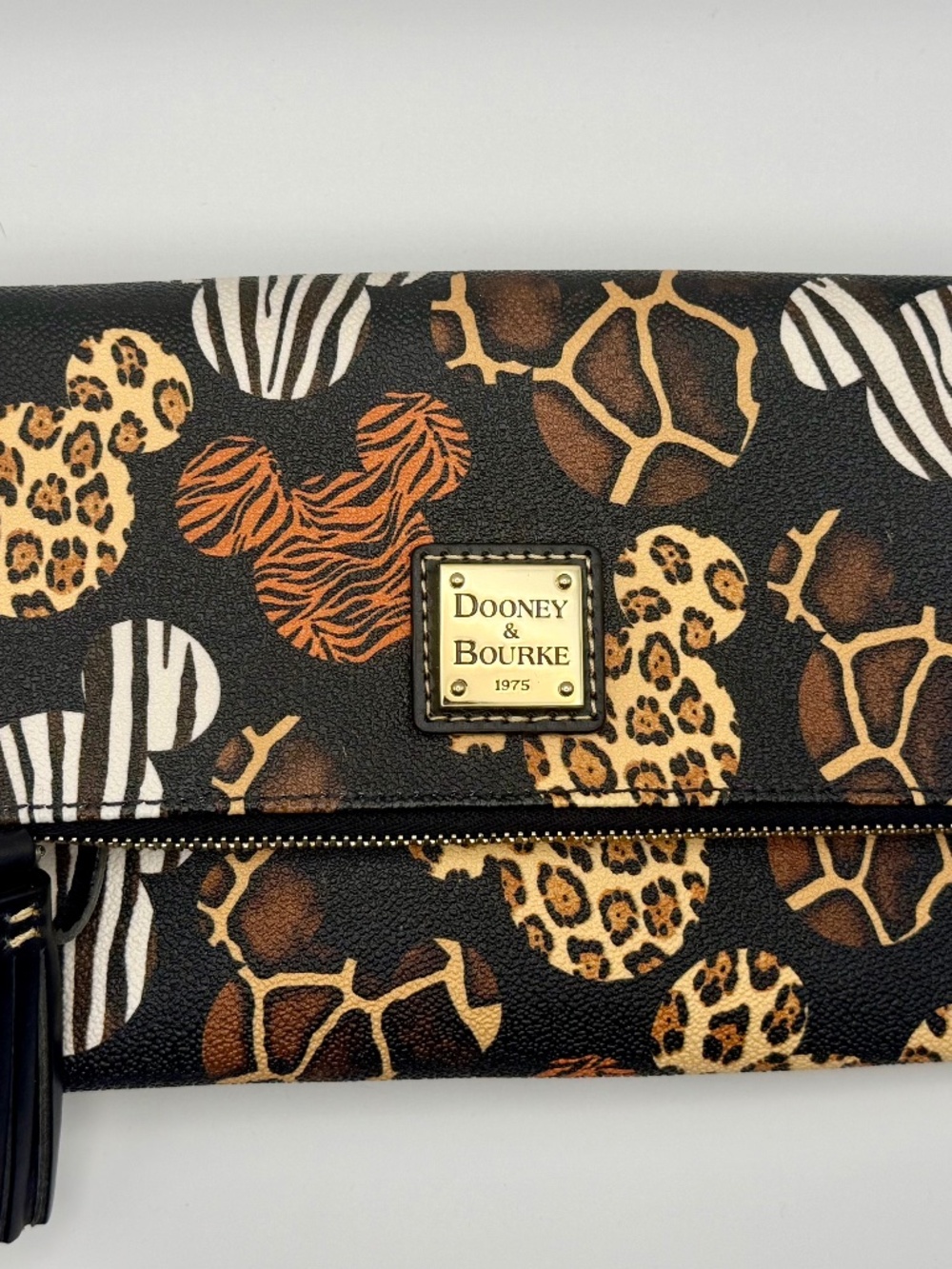 Dooney & Bourke Mickey Animal Print Animal Kingdom 20th Anniversary Crossbody